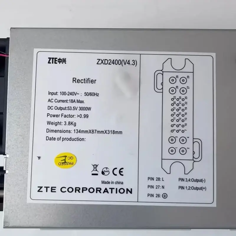 Original ZXD2400 (V4.3) rectifier module, adjustable rectifier module 5 Original ZXD2400 (V4.3) rectifier module, adjustable rectifier module ZXD2400 V4.3 5 Original ZXD2400 (V4.3) rectifier module, adjustable rectifier module